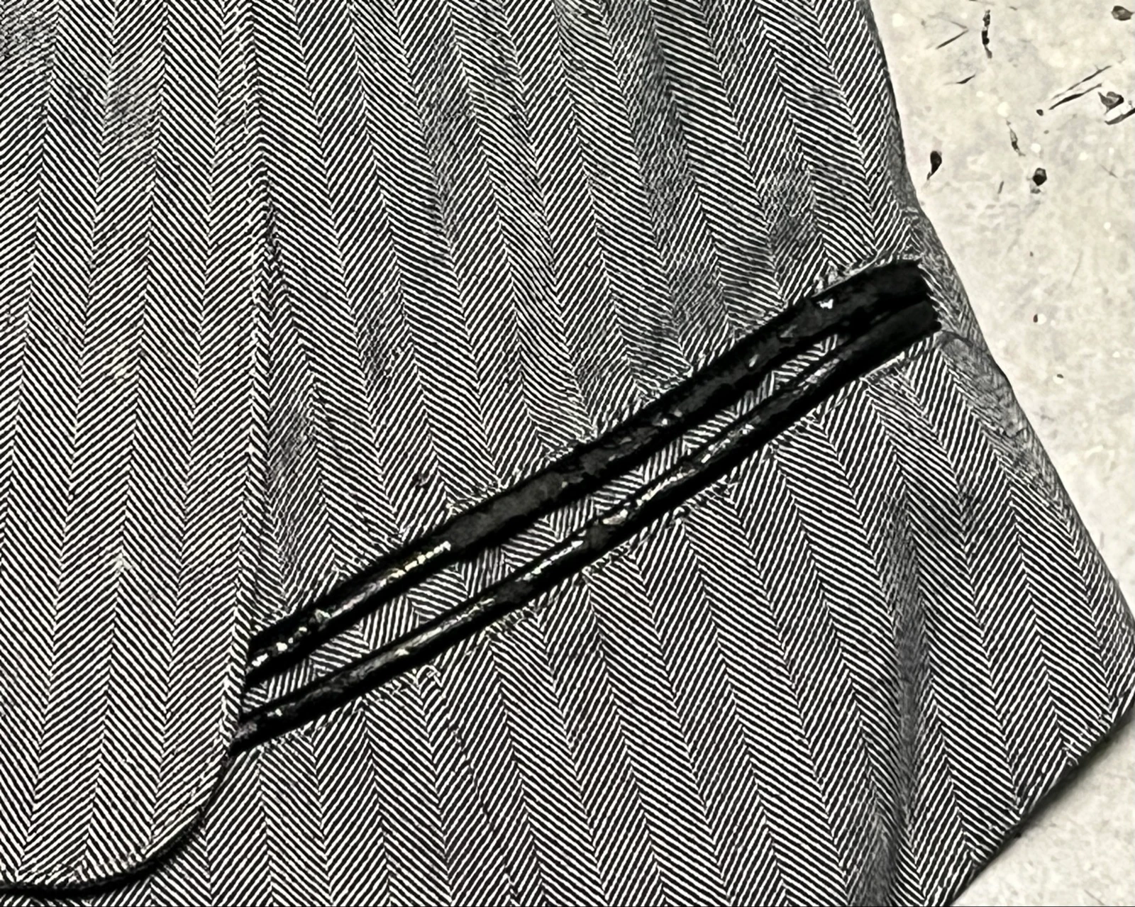 Gray Herringbone Vest – photo 15